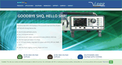 Desktop Screenshot of iseg-hv.com